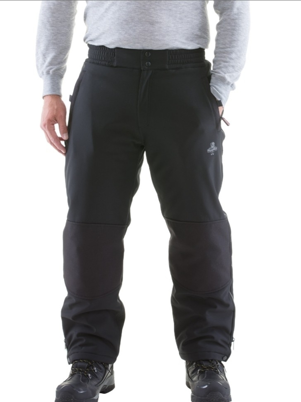 RefrigiWear Mens Black Softshell Insulated Utility Workwear Pants Size Large